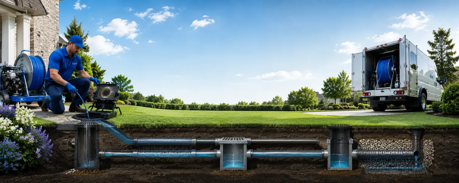 Outdoor drain cleaning information for Carmine, TX