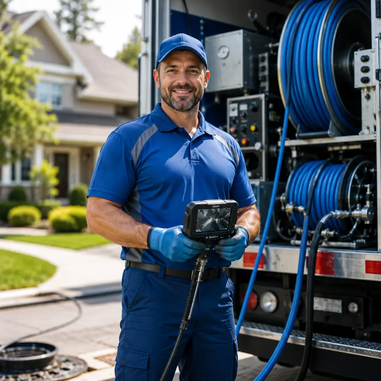 Local outdoor drain cleaning specialists in Carmine, TX